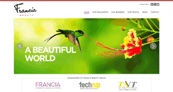 Desktop Screenshot of franciabeauty.com